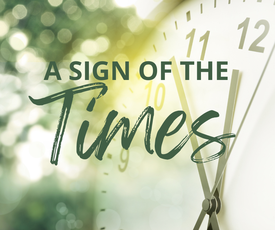 A Sign of the Times Sallie Dawkins